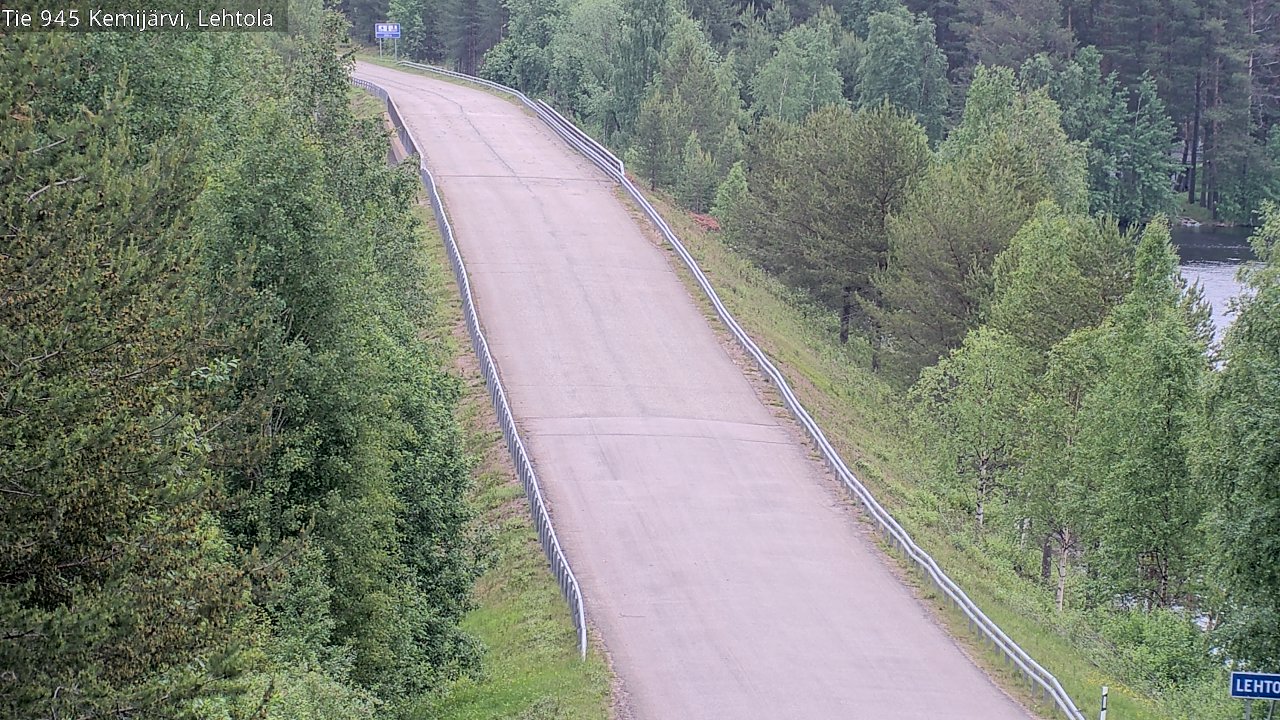 Weather Camera Image Road 945 Kemijärvi, Lehtola, Kemijärvi, Lappi