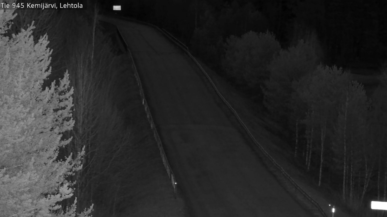 Weather Camera Image Väg 945 Kemijärvi, Lehtola, Kemijärvi, Lappi
