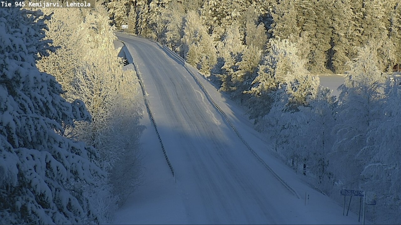 Weather Camera Image Road 945 Kemijärvi, Lehtola, Kemijärvi, Lappi