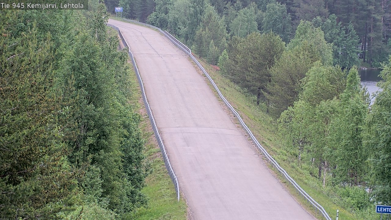 Kelikamerat Kuva Tie 945 Kemijärvi, Lehtola, Kemijärvi, Lappi