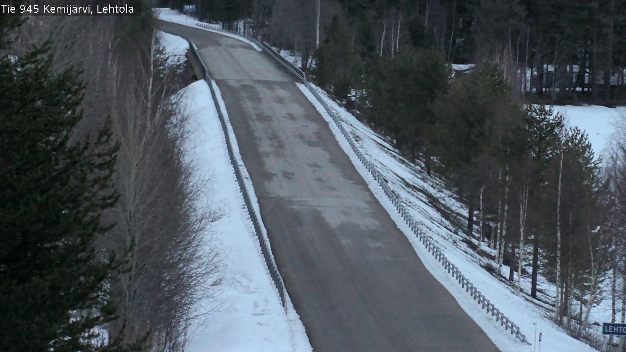 Kelikamerat Kuva Tie 945 Kemijärvi, Lehtola, Kemijärvi, Lappi