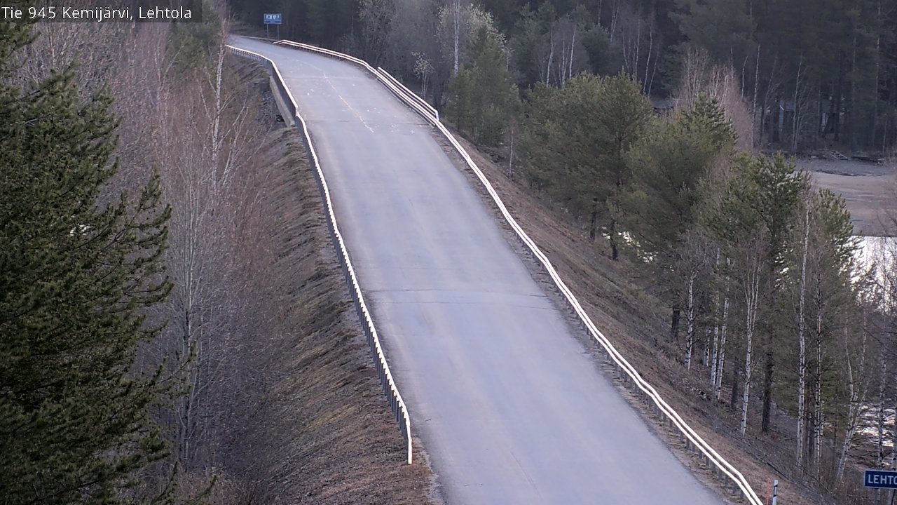 Weather Camera Image Road 945 Kemijärvi, Lehtola, Kemijärvi, Lappi