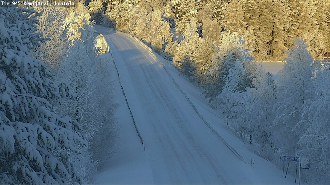 Weather Camera Image Road 945 Kemijärvi, Lehtola, Kemijärvi, Lappi