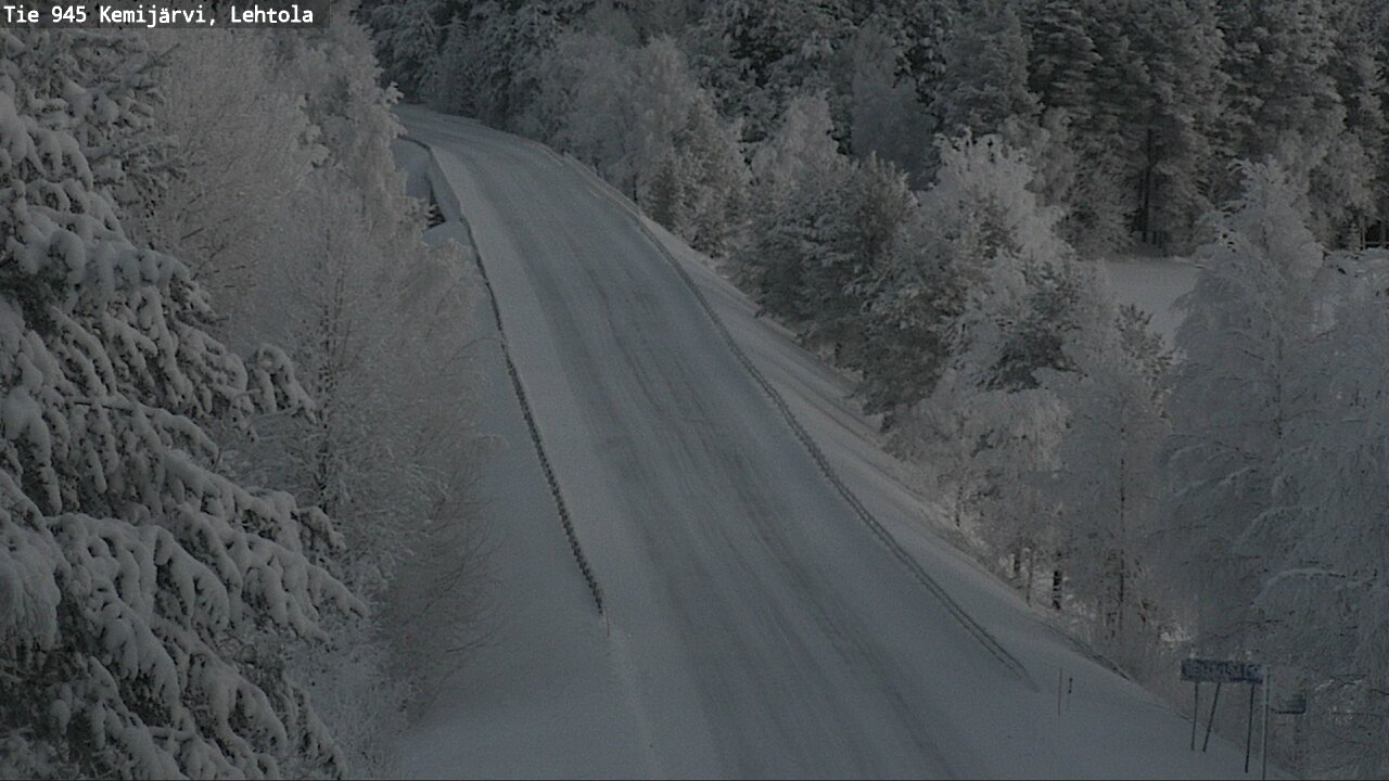 Kelikamerat Kuva Tie 945 Kemijärvi, Lehtola, Kemijärvi, Lappi