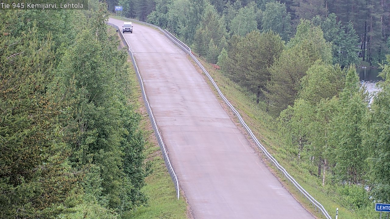 Kelikamerat Kuva Tie 945 Kemijärvi, Lehtola, Kemijärvi, Lappi
