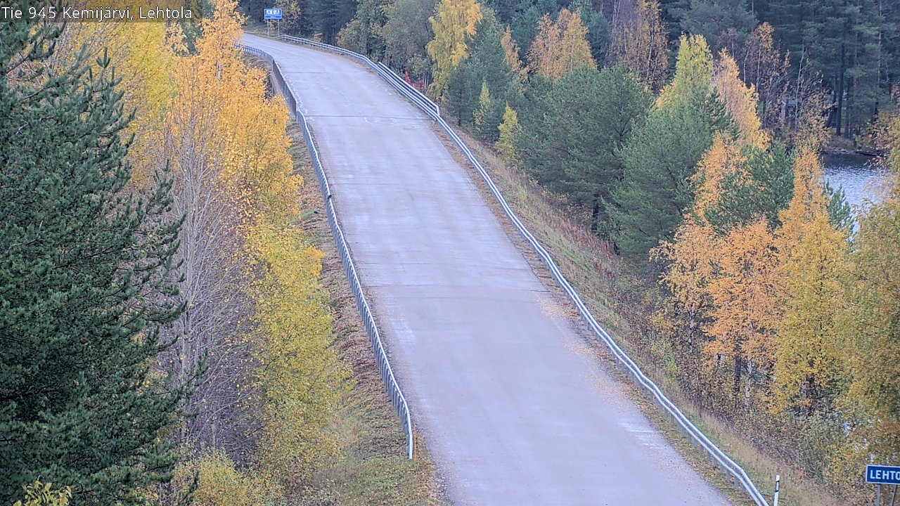 Weather Camera Image Road 945 Kemijärvi, Lehtola, Kemijärvi, Lappi