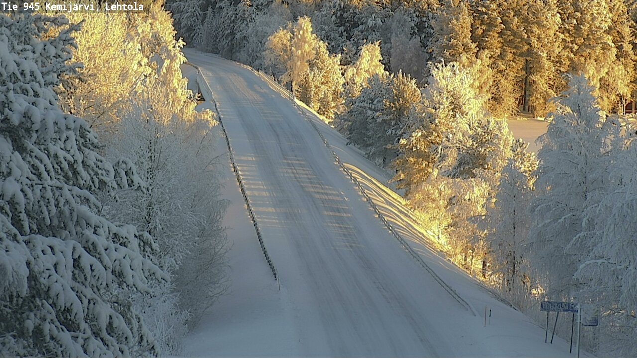 Kelikamerat Kuva Tie 945 Kemijärvi, Lehtola, Kemijärvi, Lappi