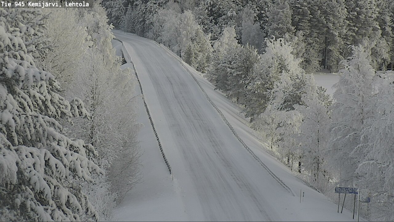 Kelikamerat Kuva Tie 945 Kemijärvi, Lehtola, Kemijärvi, Lappi