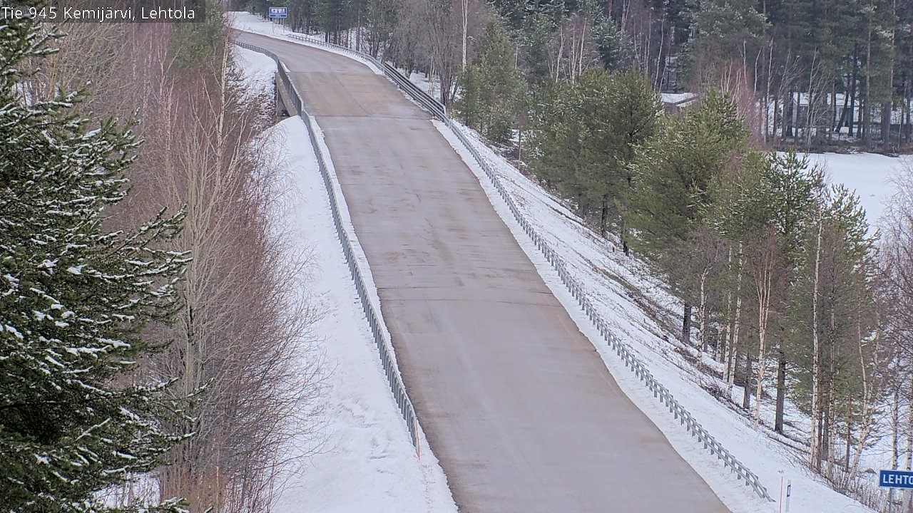 Kelikamerat Kuva Tie 945 Kemijärvi, Lehtola, Kemijärvi, Lappi
