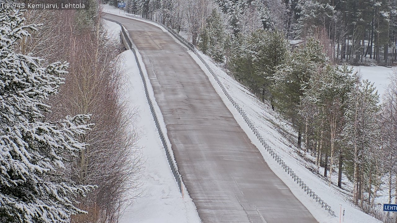 Kelikamerat Kuva Tie 945 Kemijärvi, Lehtola, Kemijärvi, Lappi