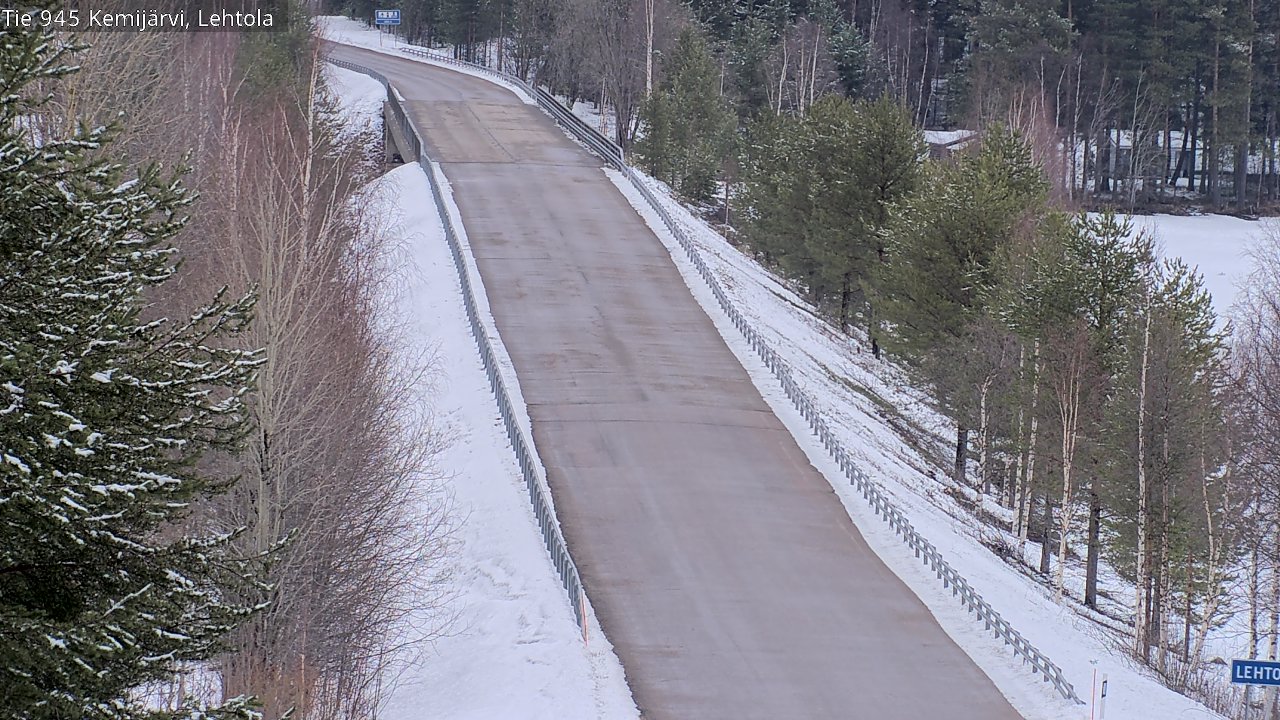 Kelikamerat Kuva Tie 945 Kemijärvi, Lehtola, Kemijärvi, Lappi