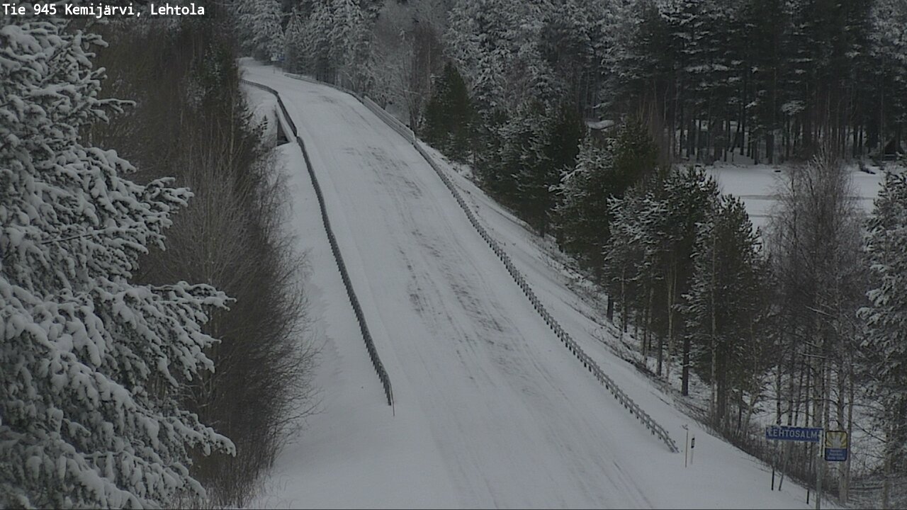 Kelikamerat Kuva Tie 945 Kemijärvi, Lehtola, Kemijärvi, Lappi