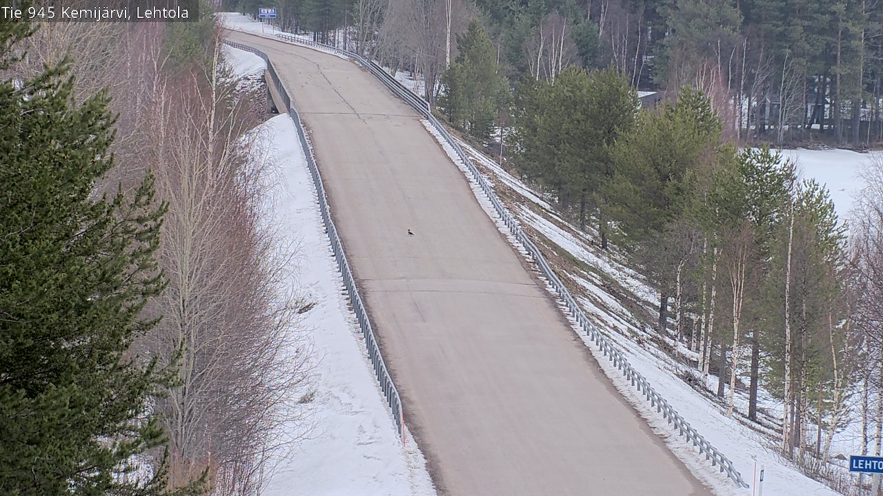 Weather Camera Image Road 945 Kemijärvi, Lehtola, Kemijärvi, Lappi