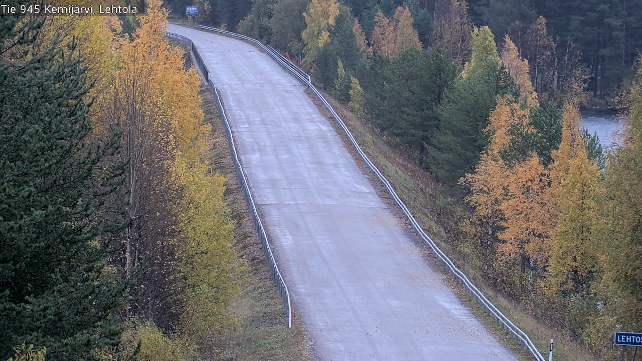 Weather Camera Image Road 945 Kemijärvi, Lehtola, Kemijärvi, Lappi
