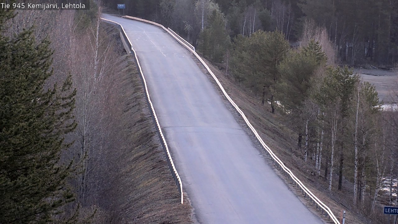 Weather Camera Image Road 945 Kemijärvi, Lehtola, Kemijärvi, Lappi
