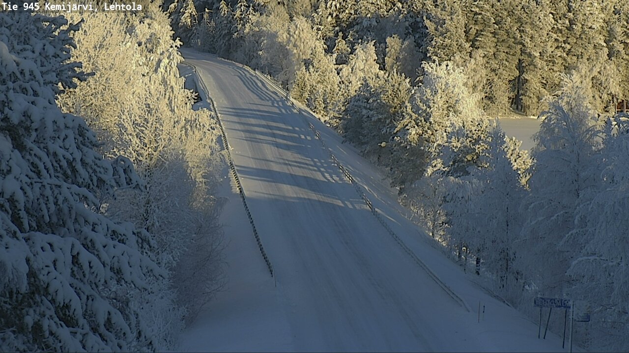 Weather Camera Image Road 945 Kemijärvi, Lehtola, Kemijärvi, Lappi