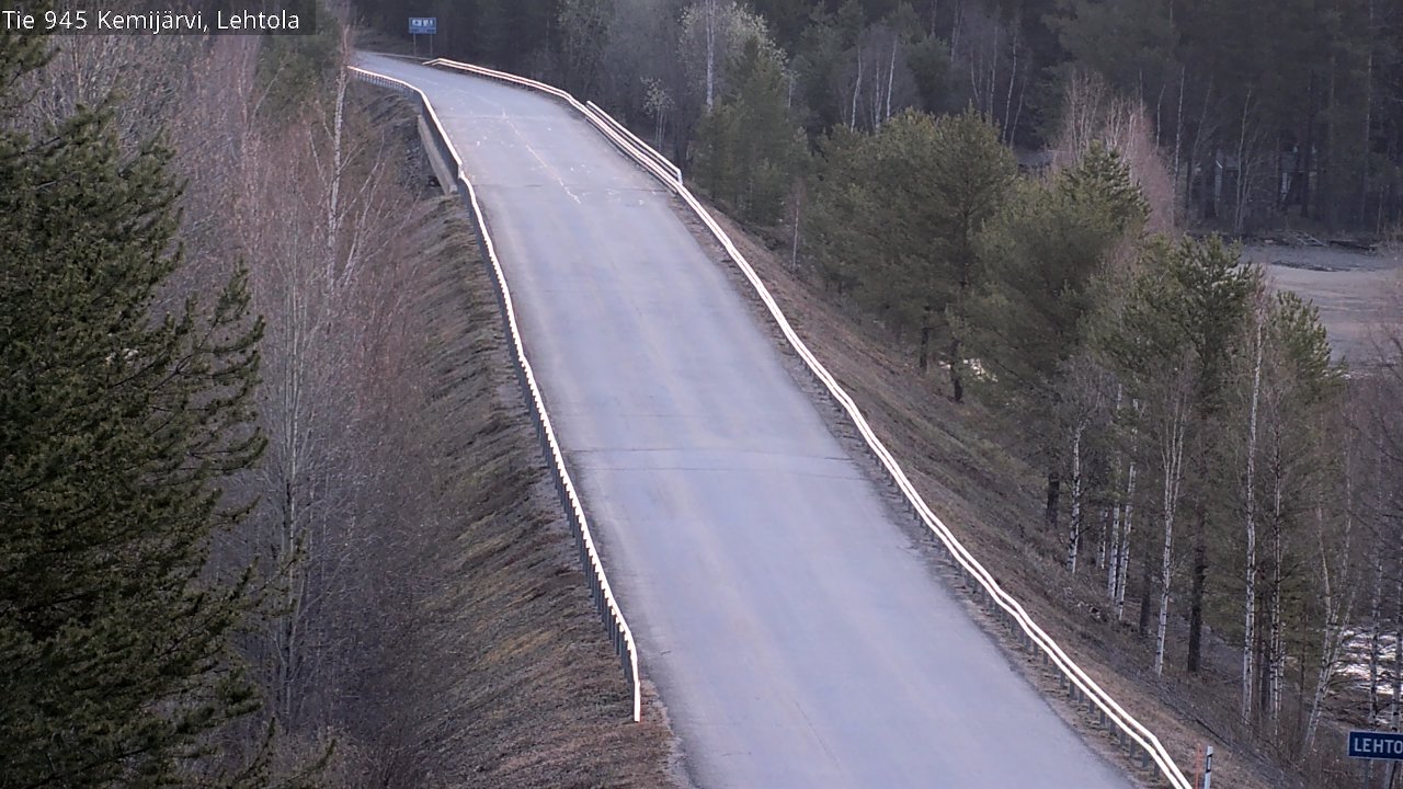 Weather Camera Image Road 945 Kemijärvi, Lehtola, Kemijärvi, Lappi