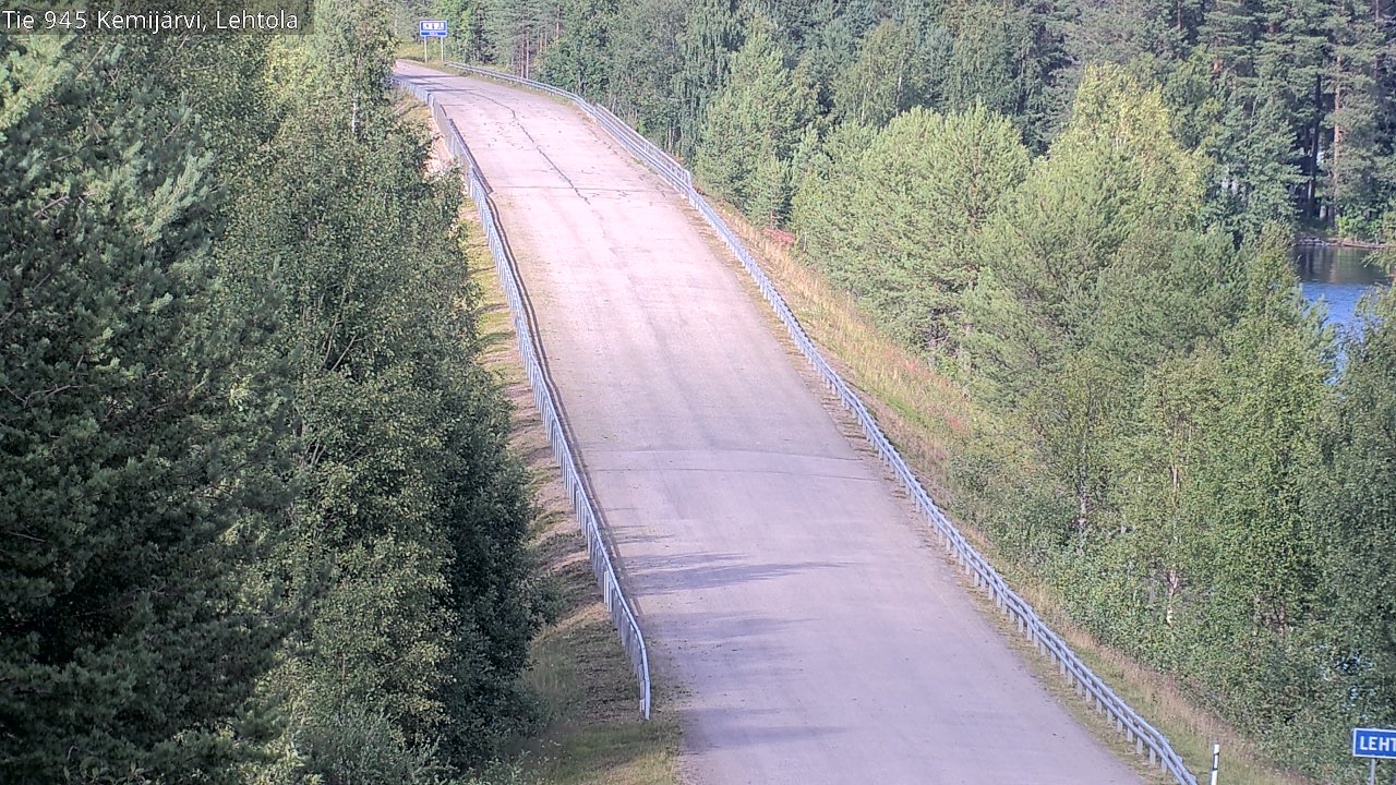 Weather Camera Image Väg 945 Kemijärvi, Lehtola, Kemijärvi, Lappi