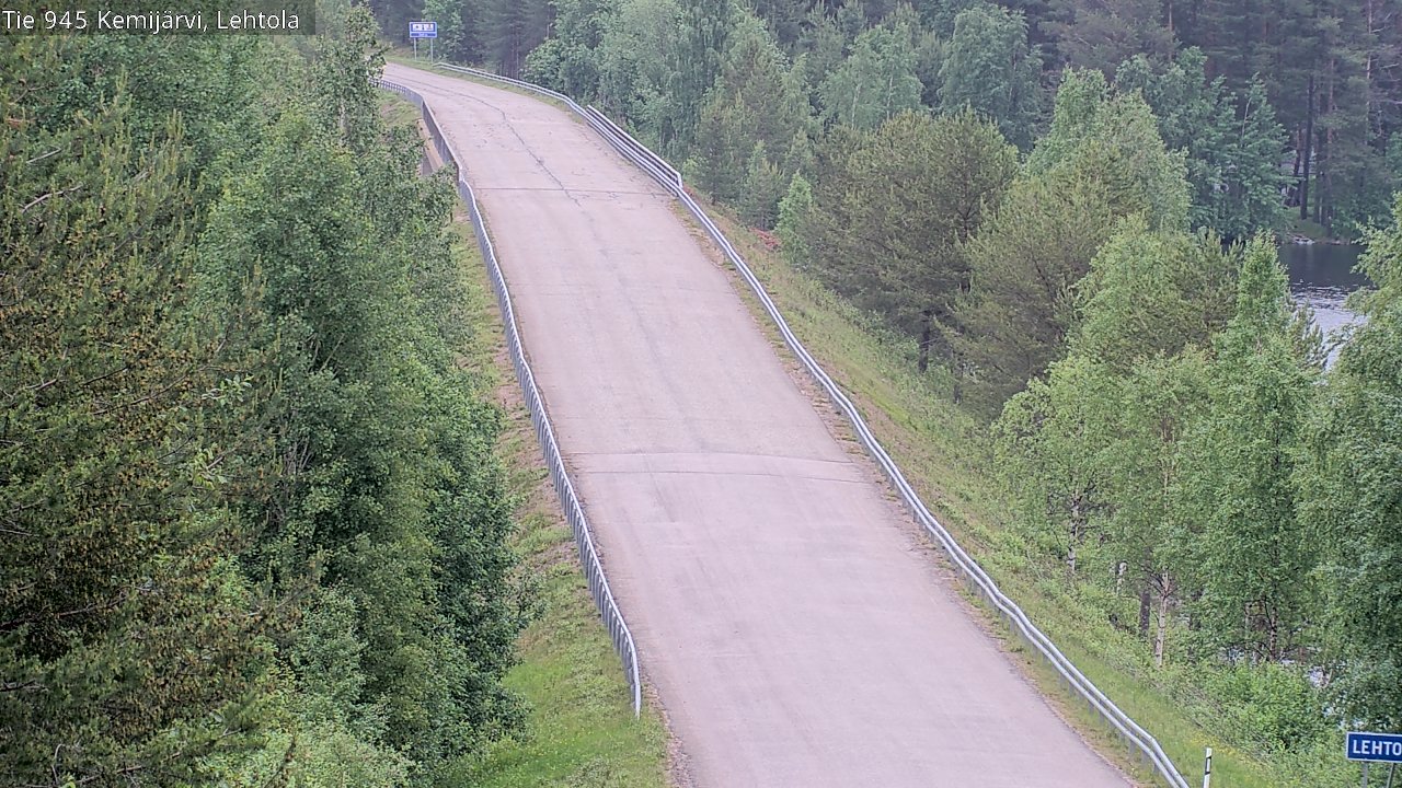 Weather Camera Image Road 945 Kemijärvi, Lehtola, Kemijärvi, Lappi