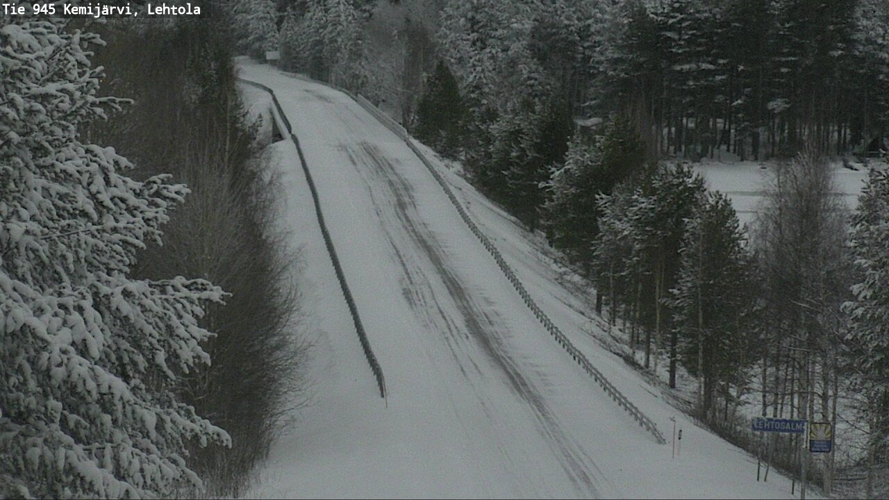 Kelikamerat Kuva Tie 945 Kemijärvi, Lehtola, Kemijärvi, Lappi