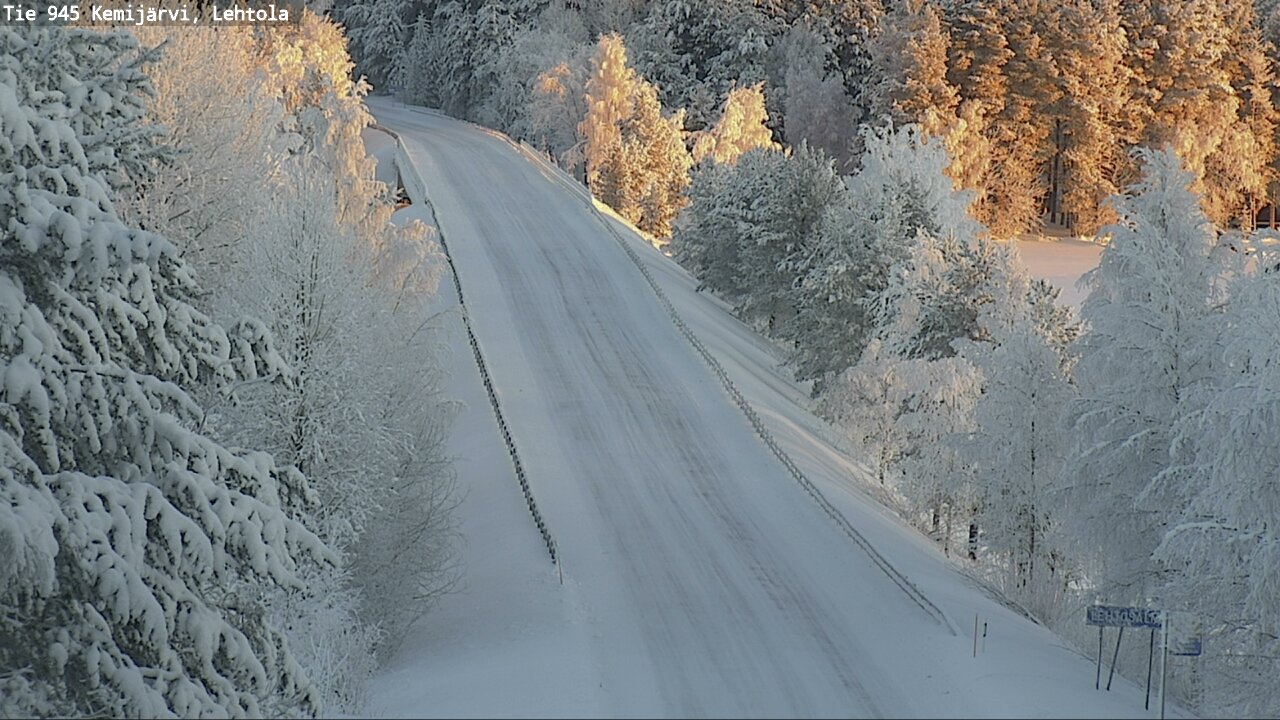 Kelikamerat Kuva Tie 945 Kemijärvi, Lehtola, Kemijärvi, Lappi
