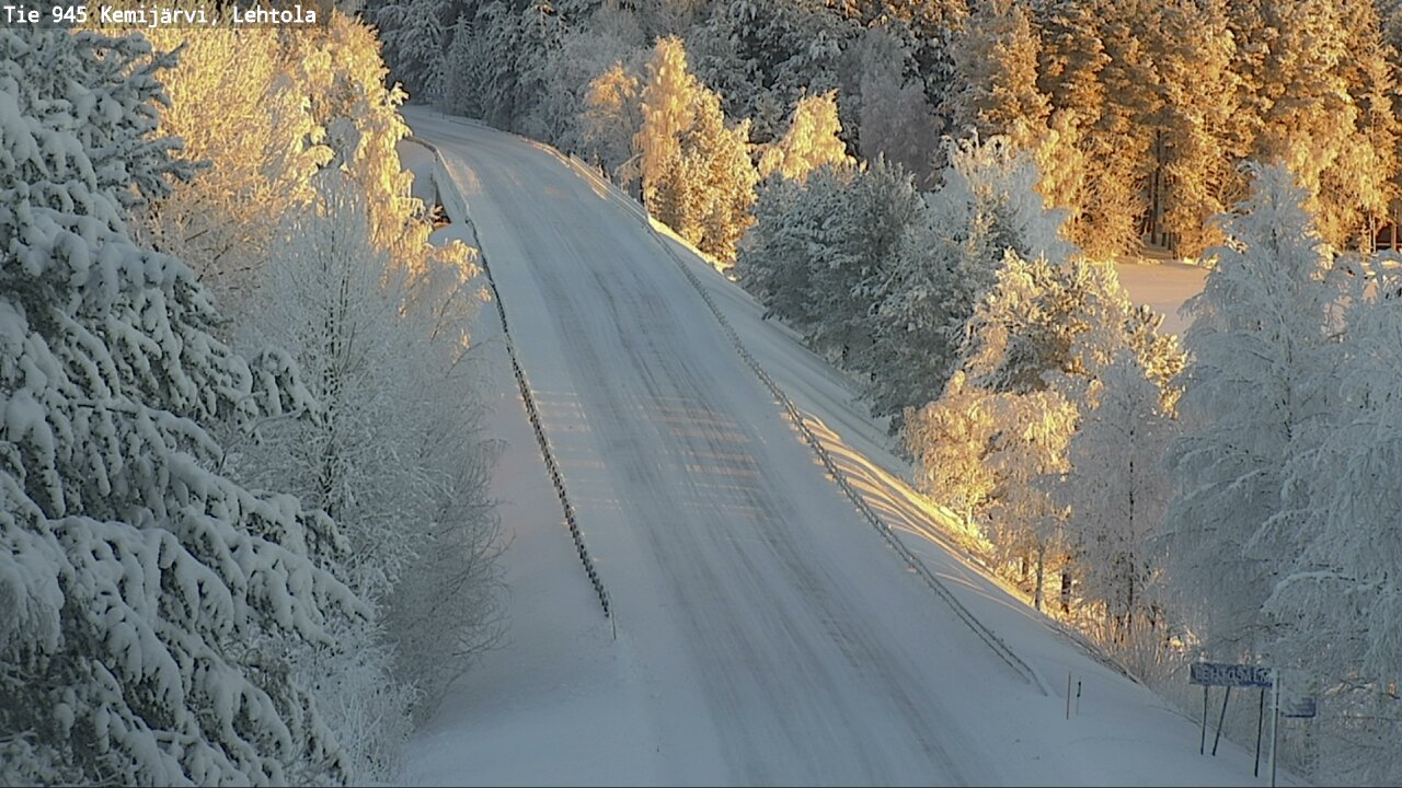 Kelikamerat Kuva Tie 945 Kemijärvi, Lehtola, Kemijärvi, Lappi