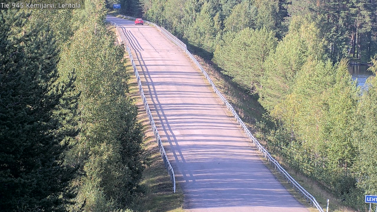 Weather Camera Image Väg 945 Kemijärvi, Lehtola, Kemijärvi, Lappi