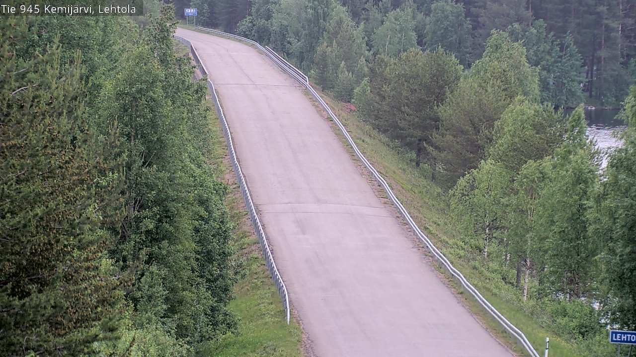 Kelikamerat Kuva Tie 945 Kemijärvi, Lehtola, Kemijärvi, Lappi
