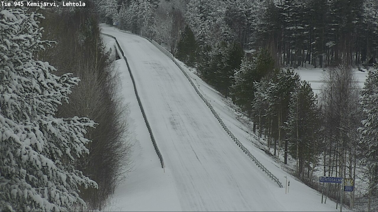 Kelikamerat Kuva Tie 945 Kemijärvi, Lehtola, Kemijärvi, Lappi