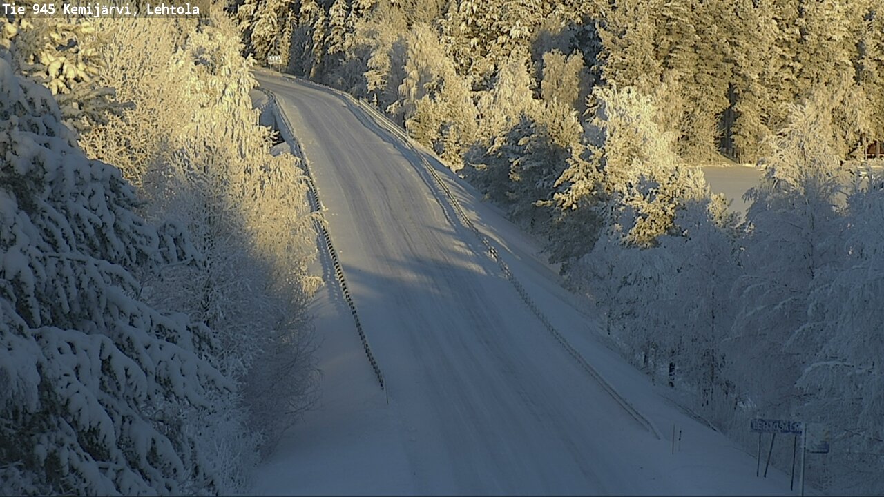 Weather Camera Image Road 945 Kemijärvi, Lehtola, Kemijärvi, Lappi