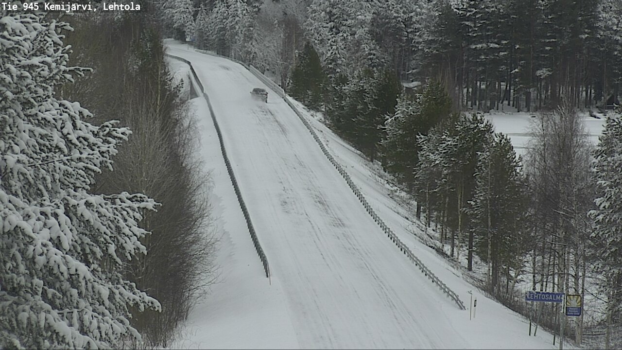 Kelikamerat Kuva Tie 945 Kemijärvi, Lehtola, Kemijärvi, Lappi