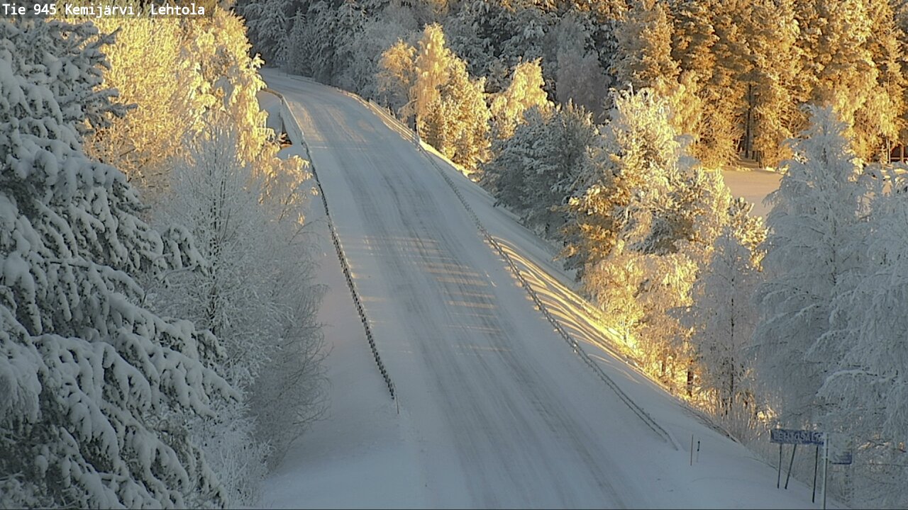 Kelikamerat Kuva Tie 945 Kemijärvi, Lehtola, Kemijärvi, Lappi