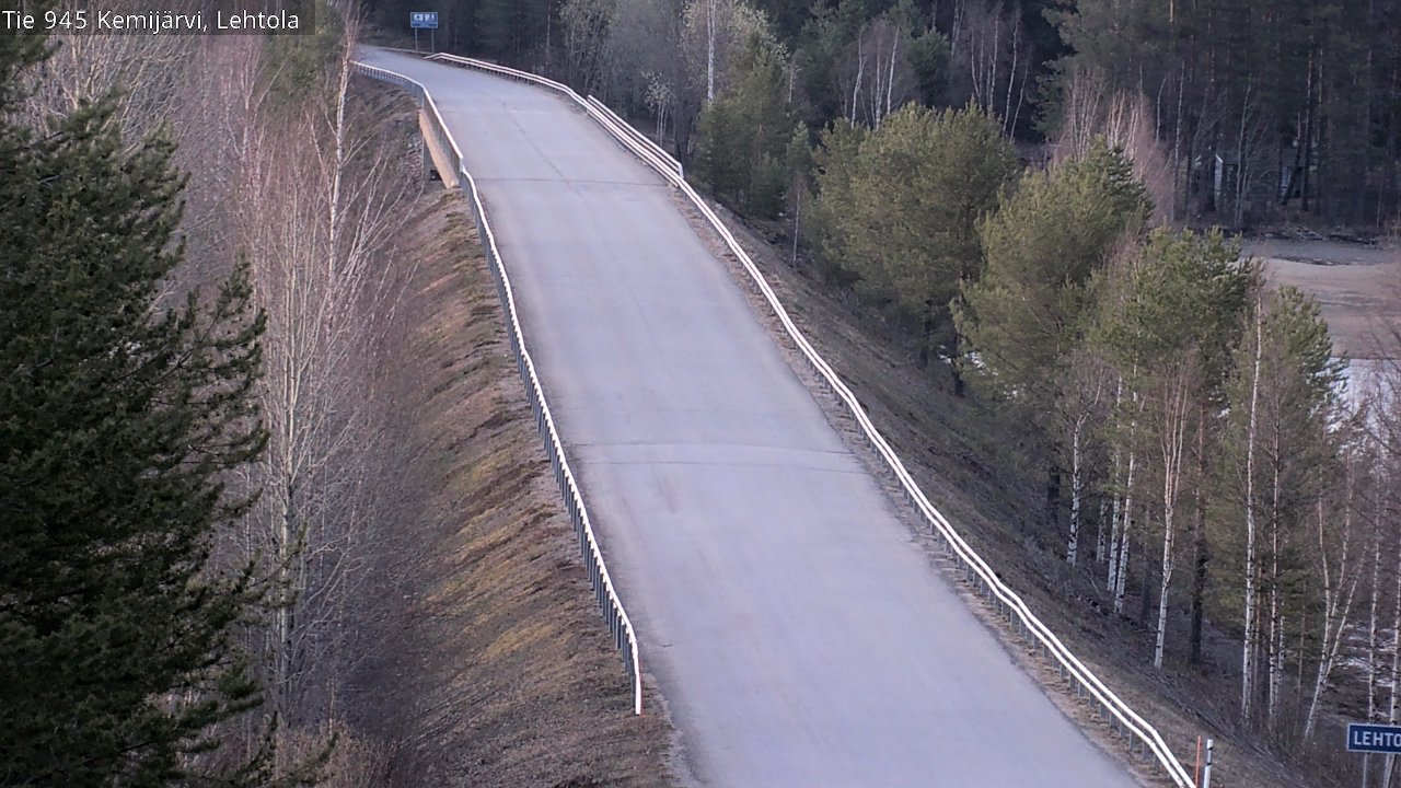 Kelikamerat Kuva Tie 945 Kemijärvi, Lehtola, Kemijärvi, Lappi