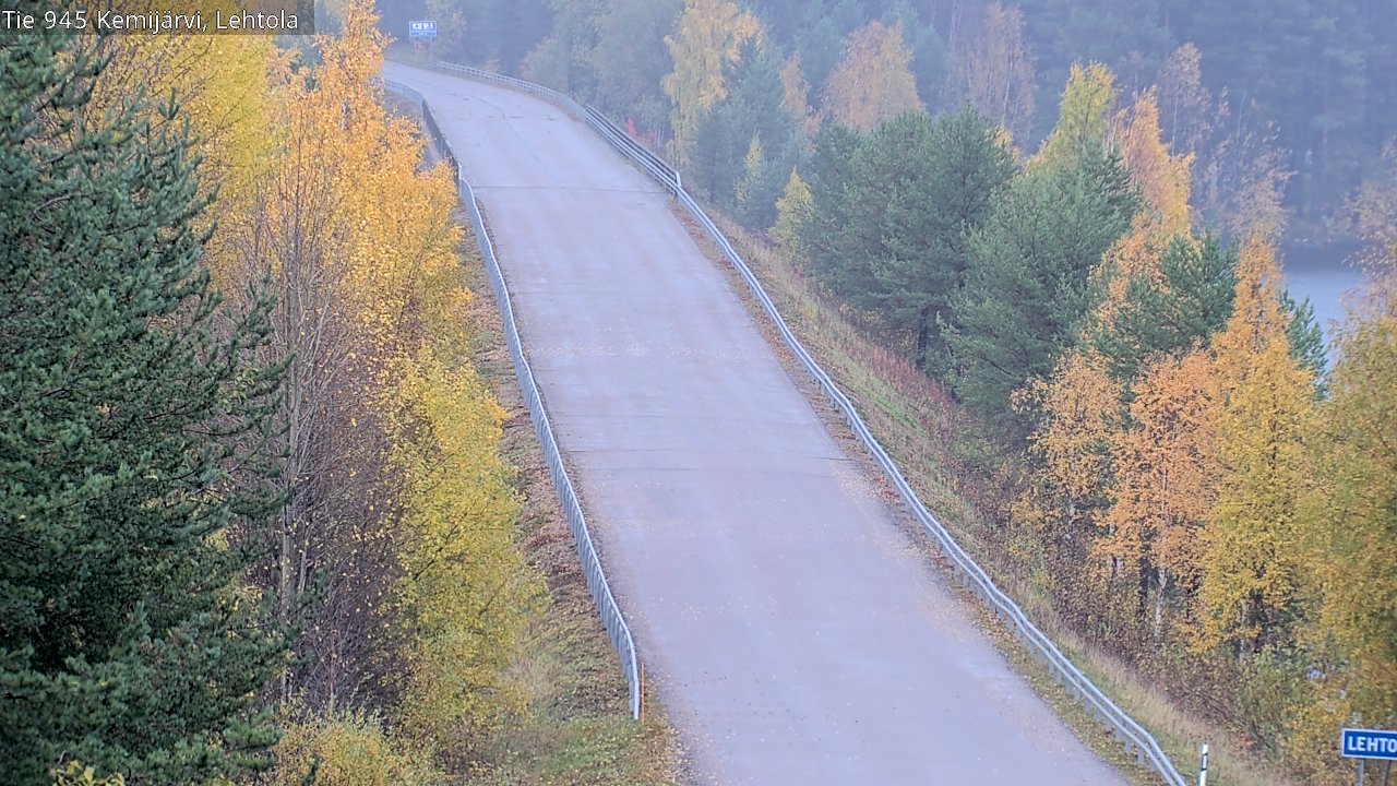 Weather Camera Image Väg 945 Kemijärvi, Lehtola, Kemijärvi, Lappi
