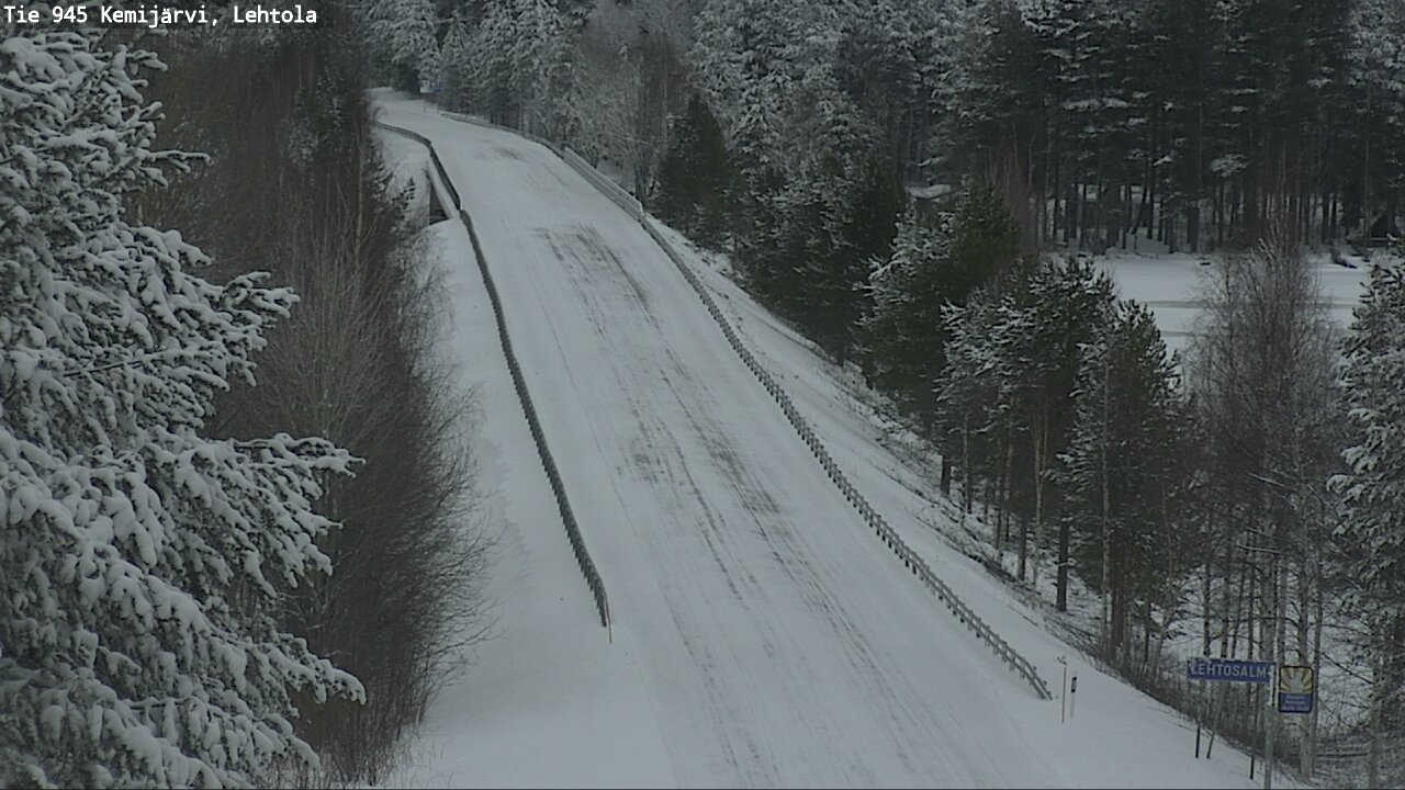 Kelikamerat Kuva Tie 945 Kemijärvi, Lehtola, Kemijärvi, Lappi