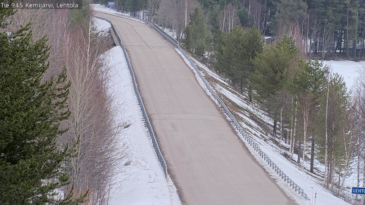 Weather Camera Image Road 945 Kemijärvi, Lehtola, Kemijärvi, Lappi