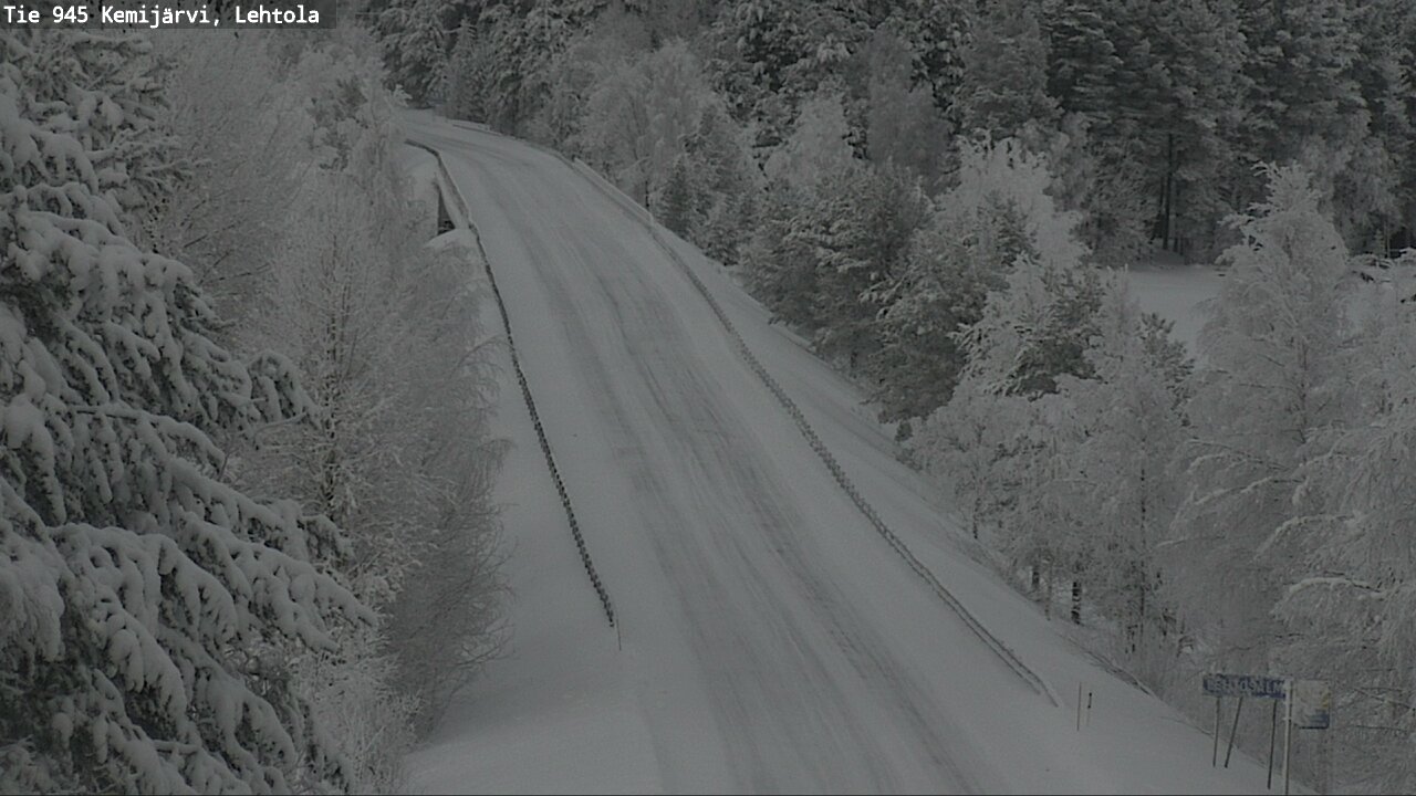 Kelikamerat Kuva Tie 945 Kemijärvi, Lehtola, Kemijärvi, Lappi