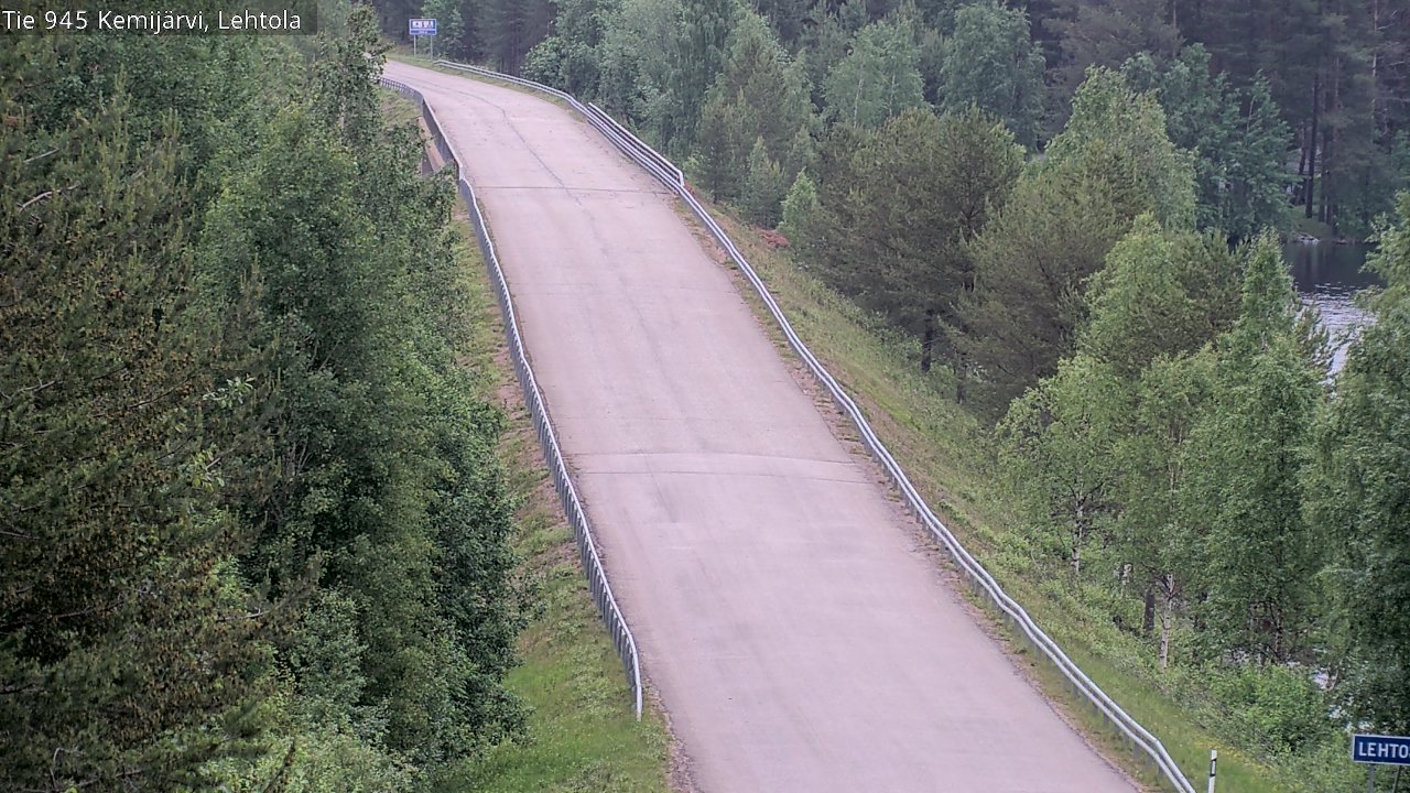 Kelikamerat Kuva Tie 945 Kemijärvi, Lehtola, Kemijärvi, Lappi