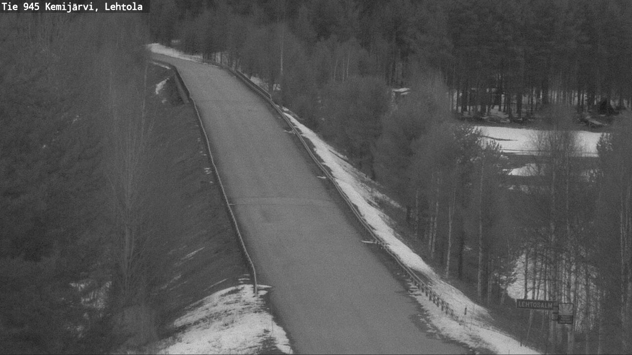 Weather Camera Image Road 945 Kemijärvi, Lehtola, Kemijärvi, Lappi