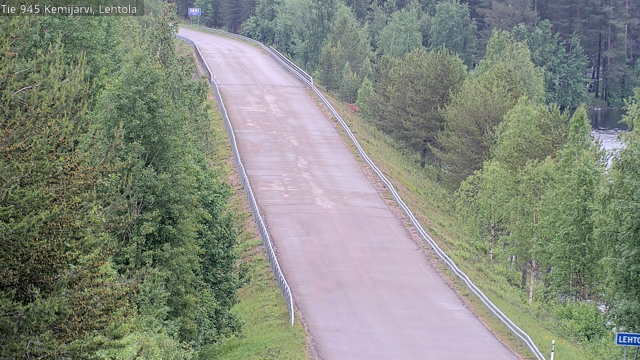 Kelikamerat Kuva Tie 945 Kemijärvi, Lehtola, Kemijärvi, Lappi