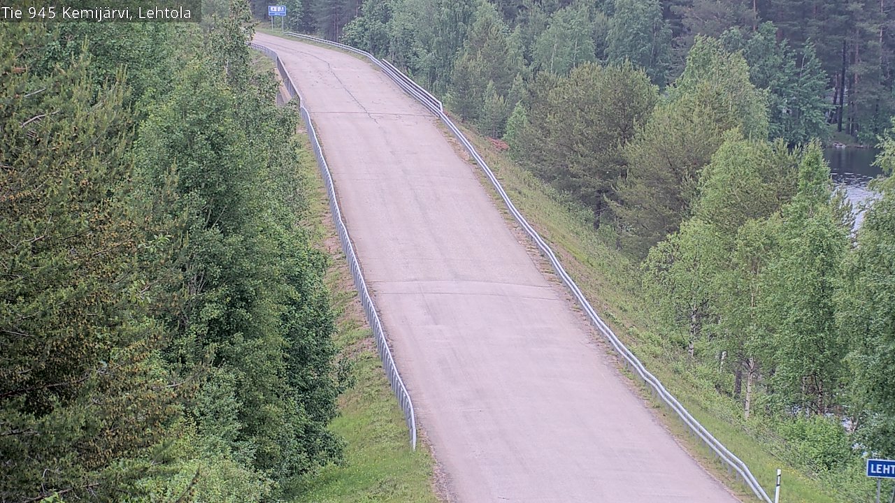 Kelikamerat Kuva Tie 945 Kemijärvi, Lehtola, Kemijärvi, Lappi