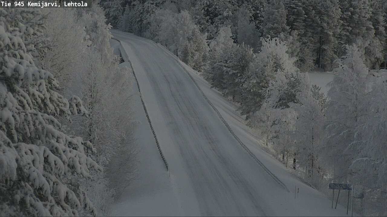 Kelikamerat Kuva Tie 945 Kemijärvi, Lehtola, Kemijärvi, Lappi