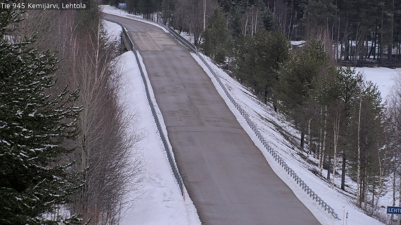 Kelikamerat Kuva Tie 945 Kemijärvi, Lehtola, Kemijärvi, Lappi