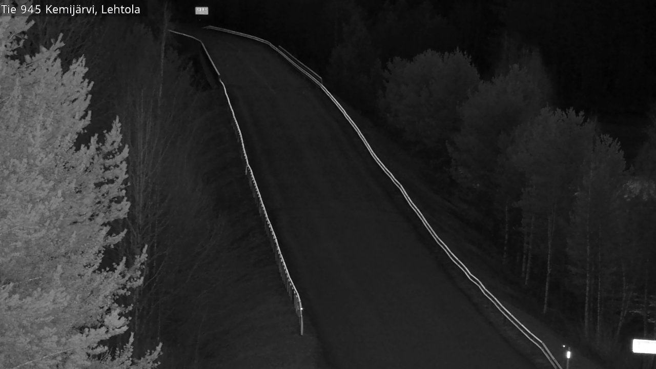 Weather Camera Image Road 945 Kemijärvi, Lehtola, Kemijärvi, Lappi