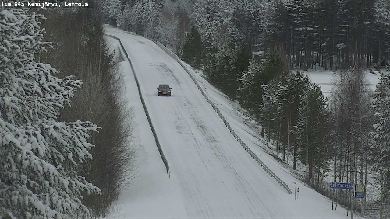 Kelikamerat Kuva Tie 945 Kemijärvi, Lehtola, Kemijärvi, Lappi