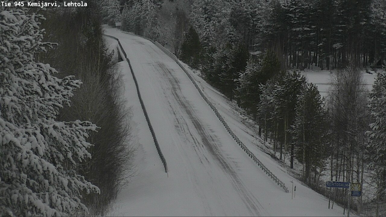 Kelikamerat Kuva Tie 945 Kemijärvi, Lehtola, Kemijärvi, Lappi