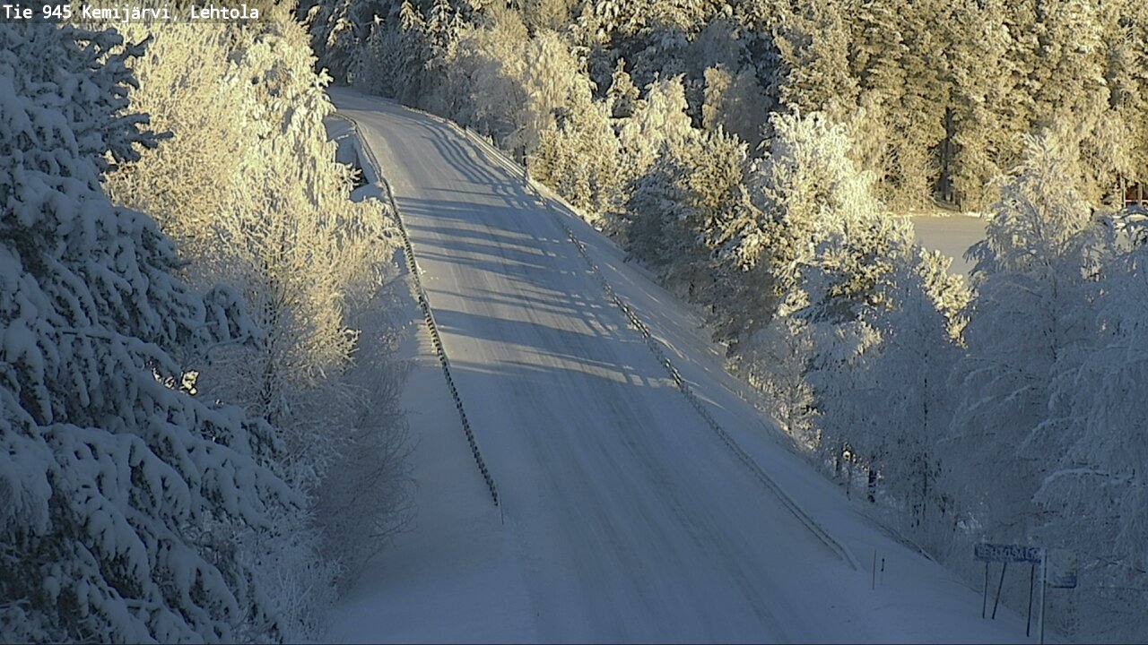 Weather Camera Image Road 945 Kemijärvi, Lehtola, Kemijärvi, Lappi