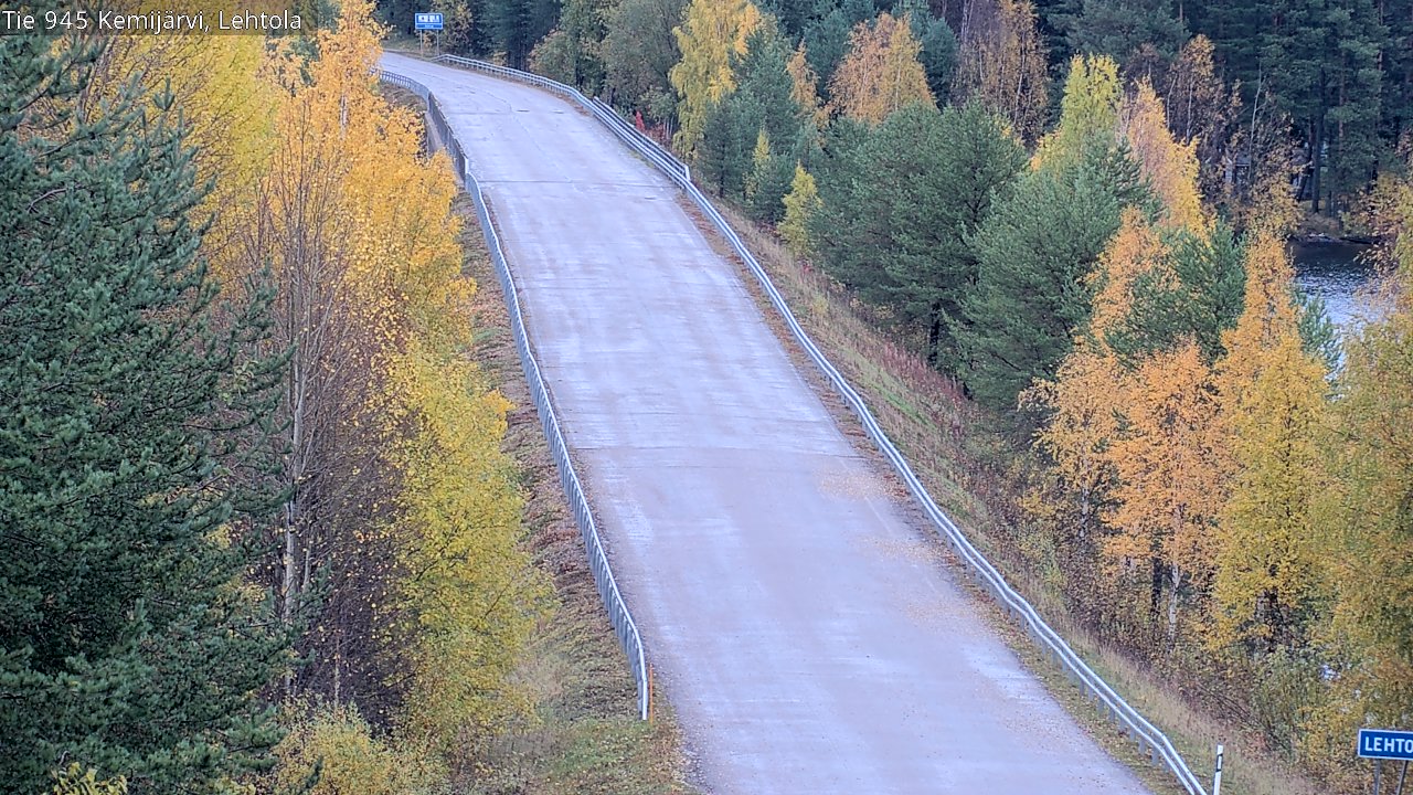 Weather Camera Image Road 945 Kemijärvi, Lehtola, Kemijärvi, Lappi