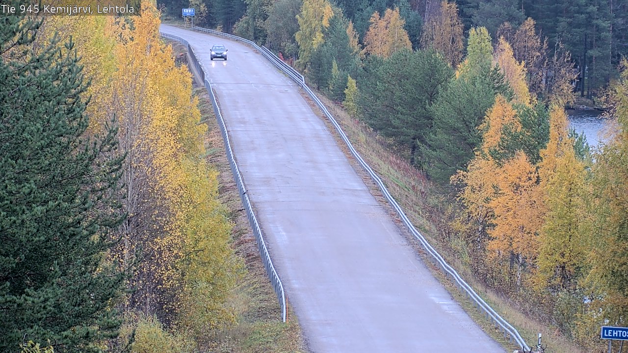 Kelikamerat Kuva Tie 945 Kemijärvi, Lehtola, Kemijärvi, Lappi