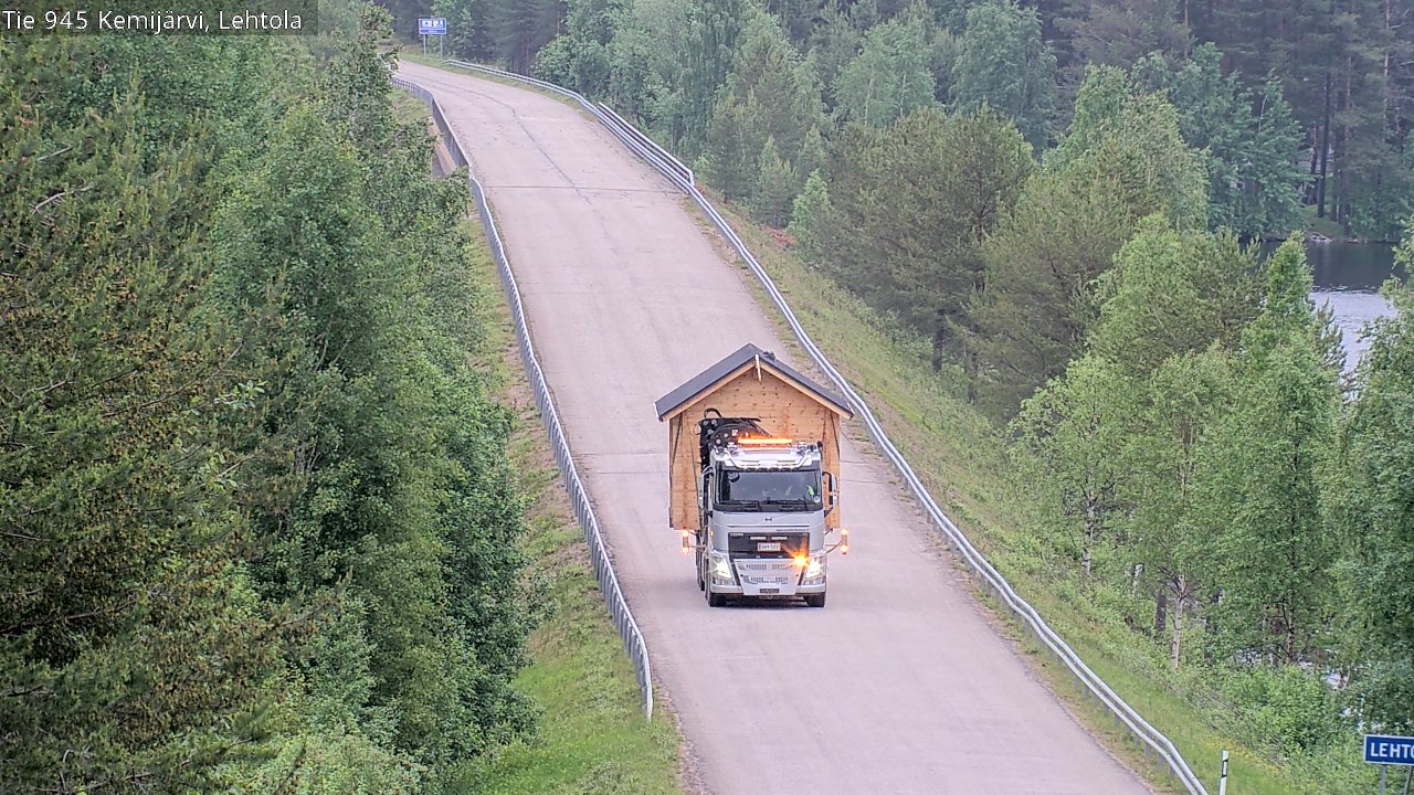 Kelikamerat Kuva Tie 945 Kemijärvi, Lehtola, Kemijärvi, Lappi